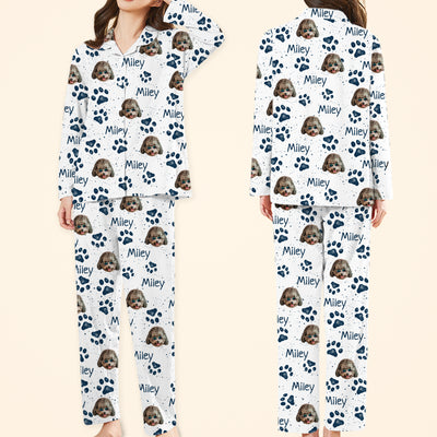 Custom Dog Print Pajamas Pants with Your Pets Face for Pet Owner - The Pet Pillow