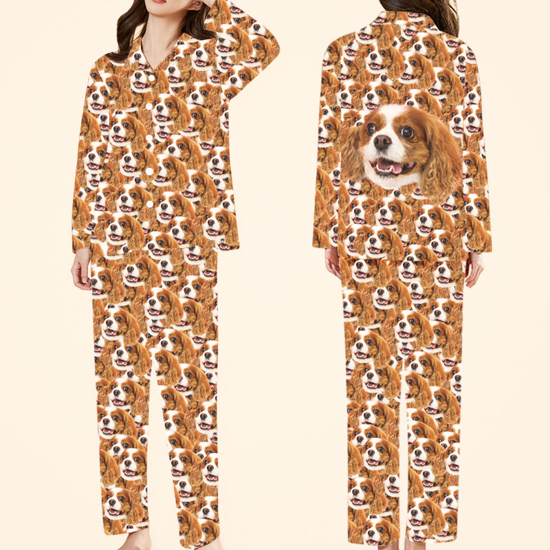 Personalized Pet Face Pajamas Pant with Dog Picture The Pet Pillow