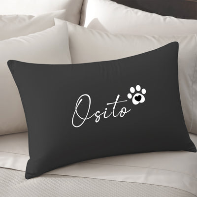 Custom Dog Pillows with Name on Them Personalized Paw Print Pillow for Pet Lovers - The Pet Pillow