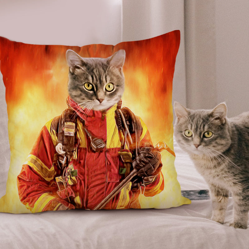 Custom Pet Different Job Photo Square Pillow The Pet Pillow