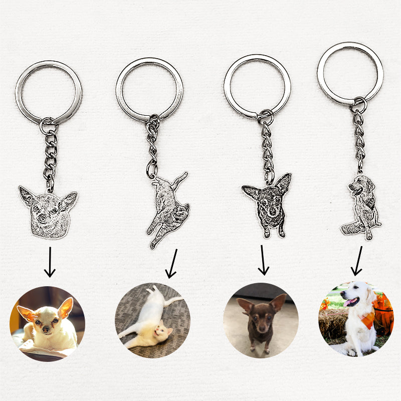 Chihuahua Puppy Dog Keychain - Seven Season