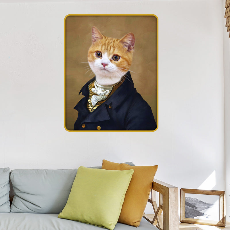 Custom Renaissance Pet Portrait Canvas Prints Personalized Royal Dog Painting Wall Art - The Pet Pillow