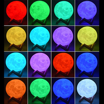 Custom 3d Moon Lamp with Picture Personalzied Pet Photo Night Light - The Pet Pillow