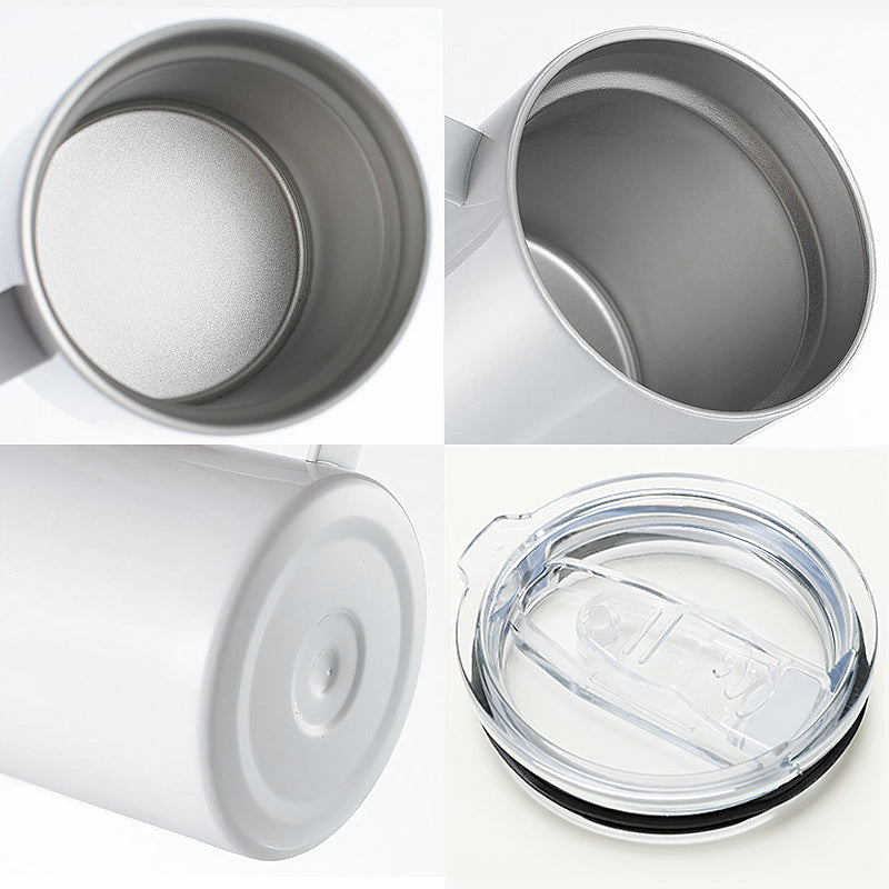 Custom Pet Tumbler Cup with Handle Personalized Coffee Tumbler Gift - The Pet Pillow