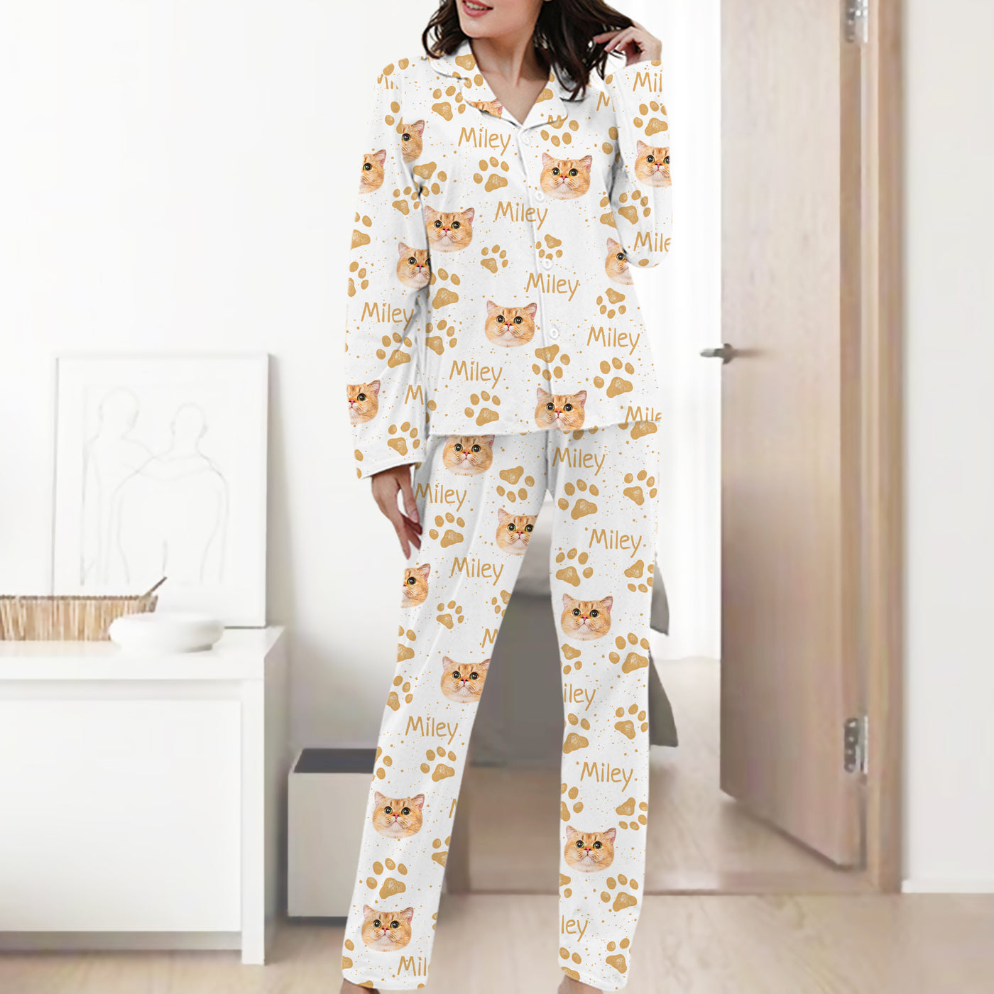 Fast Shipping Generic Custom Photo Face Pajama Set Personalized
