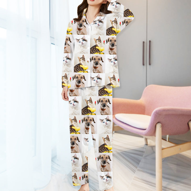 Custom Pet Photo Pajamas with Pictures of Your Dogs Cats | The Pet Pillow