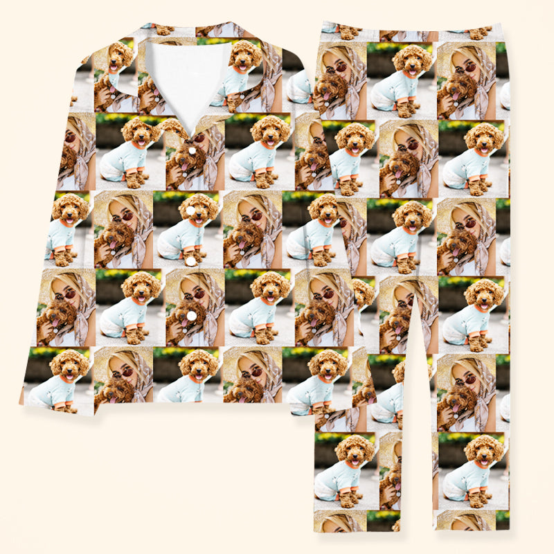 Custom Made Pet Photo Pajamas with Pictures of Your Dog - The Pet Pillow