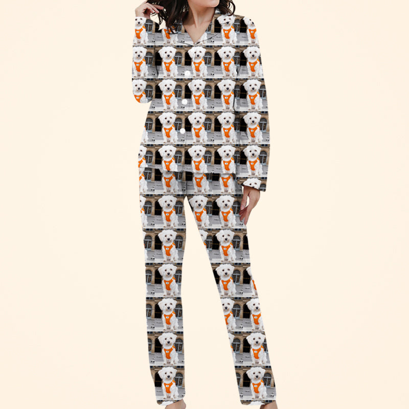 Custom Made Pet Photo Pajamas with Pictures of Your Dog - The Pet Pillow