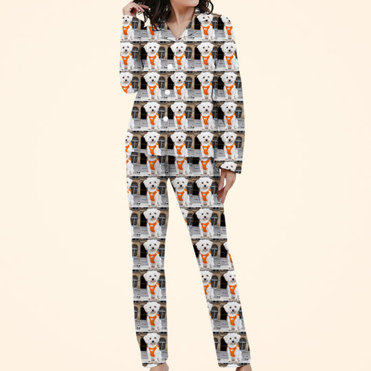 Custom Made Pet Photo Pajamas with Pictures of Your Dog - The Pet Pillow