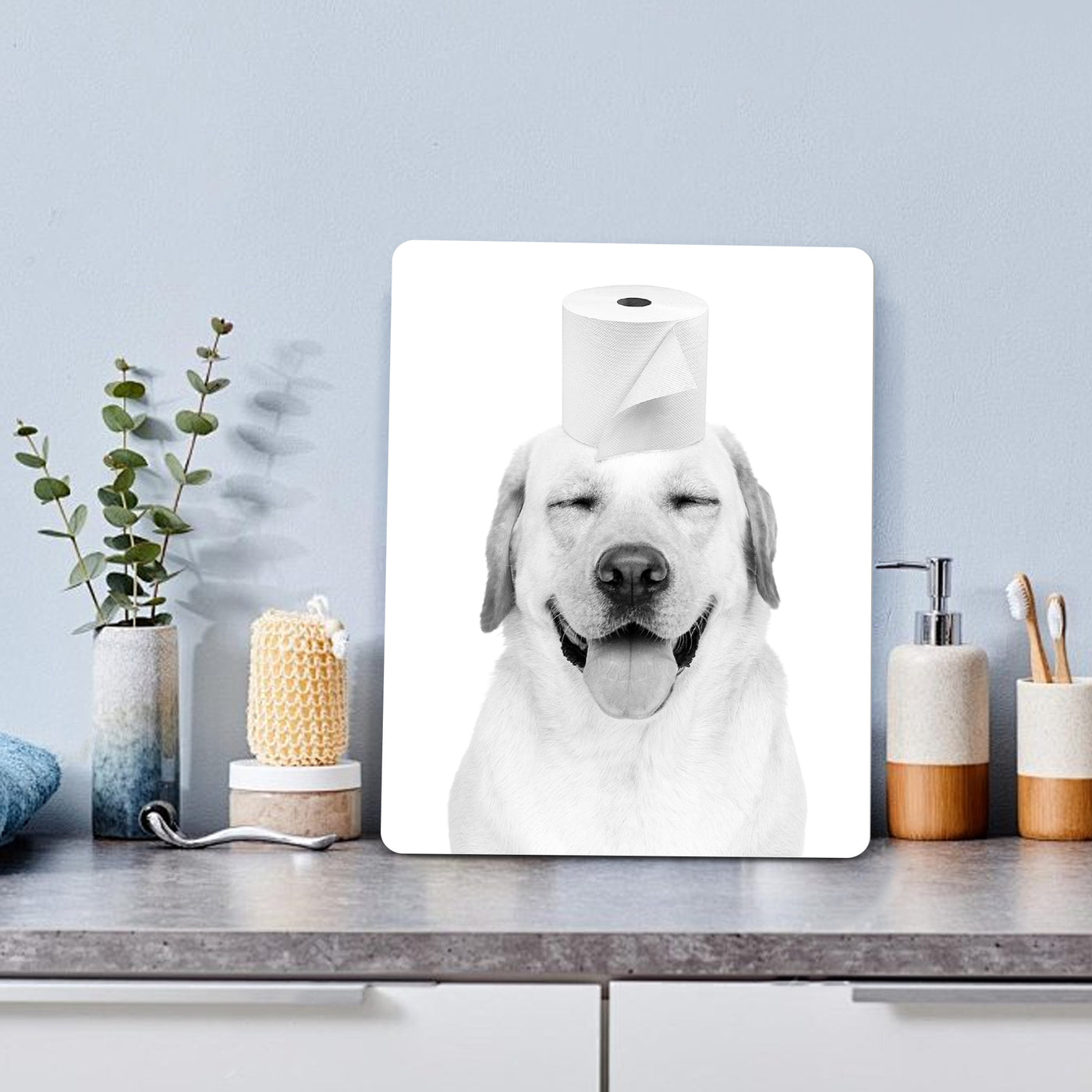 Custom Pet Portrait Painting Wall Art Custom Black And White Canvas Print from Photos - The Pet Pillow