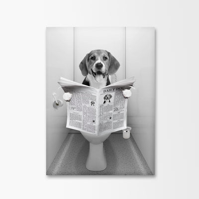 Custom Pet Portrait Painting Wall Art Custom Black And White Canvas Print from Photos - The Pet Pillow