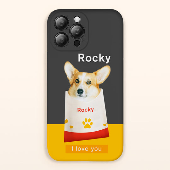 Customized Pet Portraits Phone Case with Dog Photos - The Pet Pillow