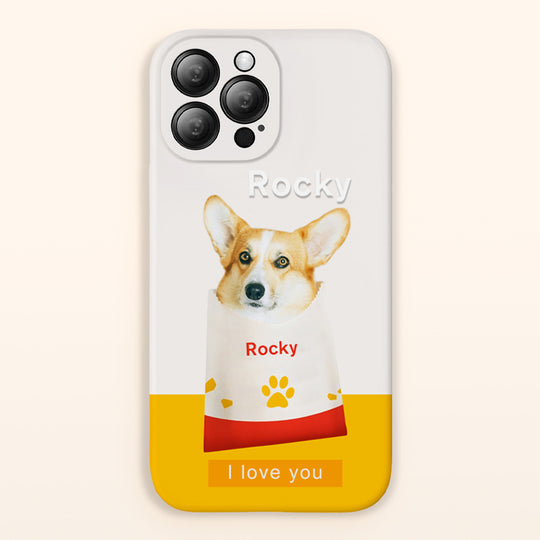 Customized Pet Portraits Phone Case with Dog Photos - The Pet Pillow