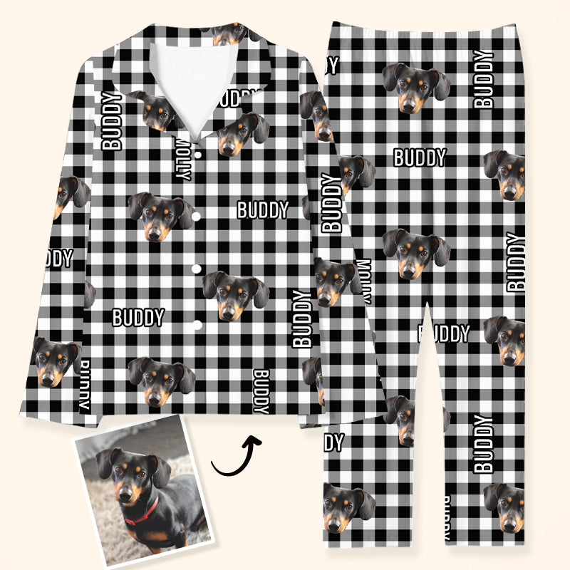 Personalized Dog Photo Pajamas with Your Pet Face on Them - The Pet Pillow