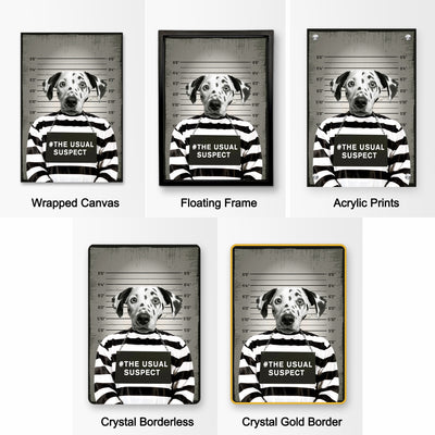 Personalized Pet Photo Canvas with Portraits Custom Picture Wall Art - The Pet Pillow