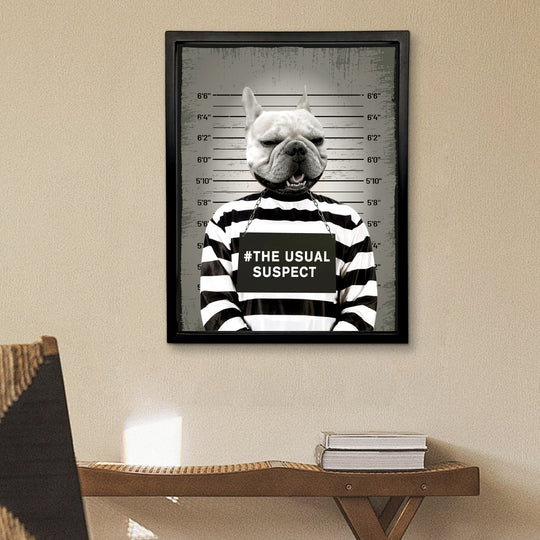 Personalized Pet Photo Canvas with Portraits Custom Picture Wall Art - The Pet Pillow