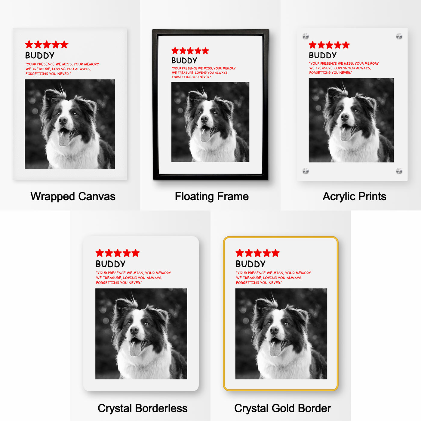 Personalized Pet Portraits Canvas Picture Prints Wall Art with Vogue 5 star Review - The Pet Pillow