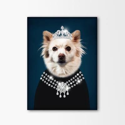 Personalized Pet Renaissance Canvas Print From Photo For Mother'S Day Gift - The Pet Pillow