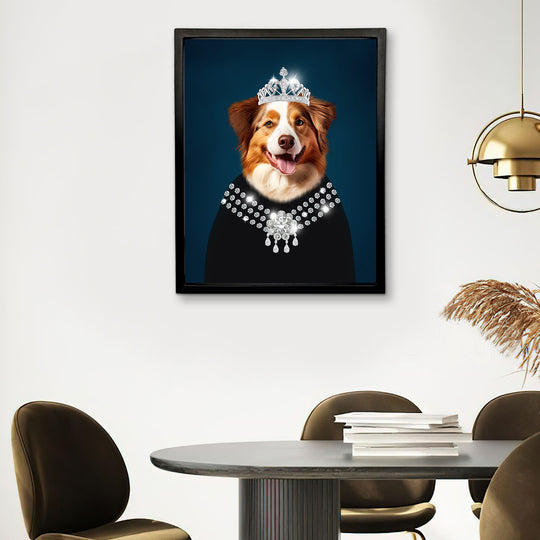 Personalized Pet Renaissance Canvas Print From Photo For Mother&