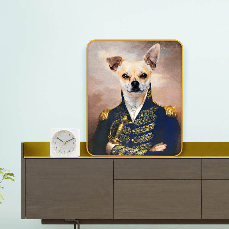 Custom Renaissance Pet Portrait Canvas Prints Personalized Royal Dog Painting Wall Art - The Pet Pillow