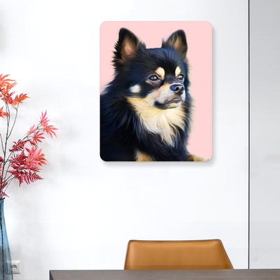 Personalized Pet Memorial Canvas Wall Art Prints Custom Photo Dog Portrait Painting - The Pet Pillow