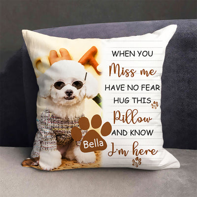 Custom Pet Photo Pillow, College Student Gift, Dorm Room, Personalized Pet  Pillow, Pet Loss, Valentine's Day Gift, Valentine's Day Sale 
