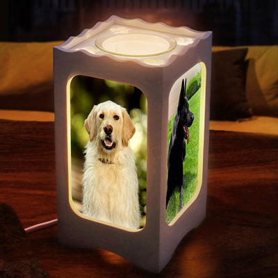 Personalized Pet Photo Led Night Light Customized Lantern Lamp with Dog Picture - The Pet Pillow