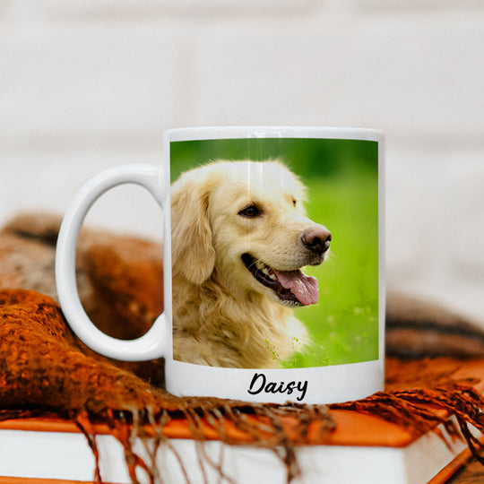 Pet Picture Coffee Mug Personalized personalized Dog Memorial Gift - The Pet Pillow