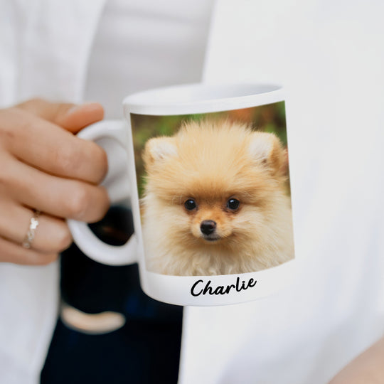 Pet Picture Coffee Mug Personalized personalized Dog Memorial Gift - The Pet Pillow