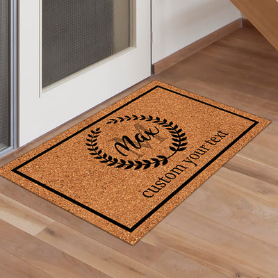 Pet Welcome Doormat Personalized with Name Engraved Custom Pet Doormat - The Pet Pillow