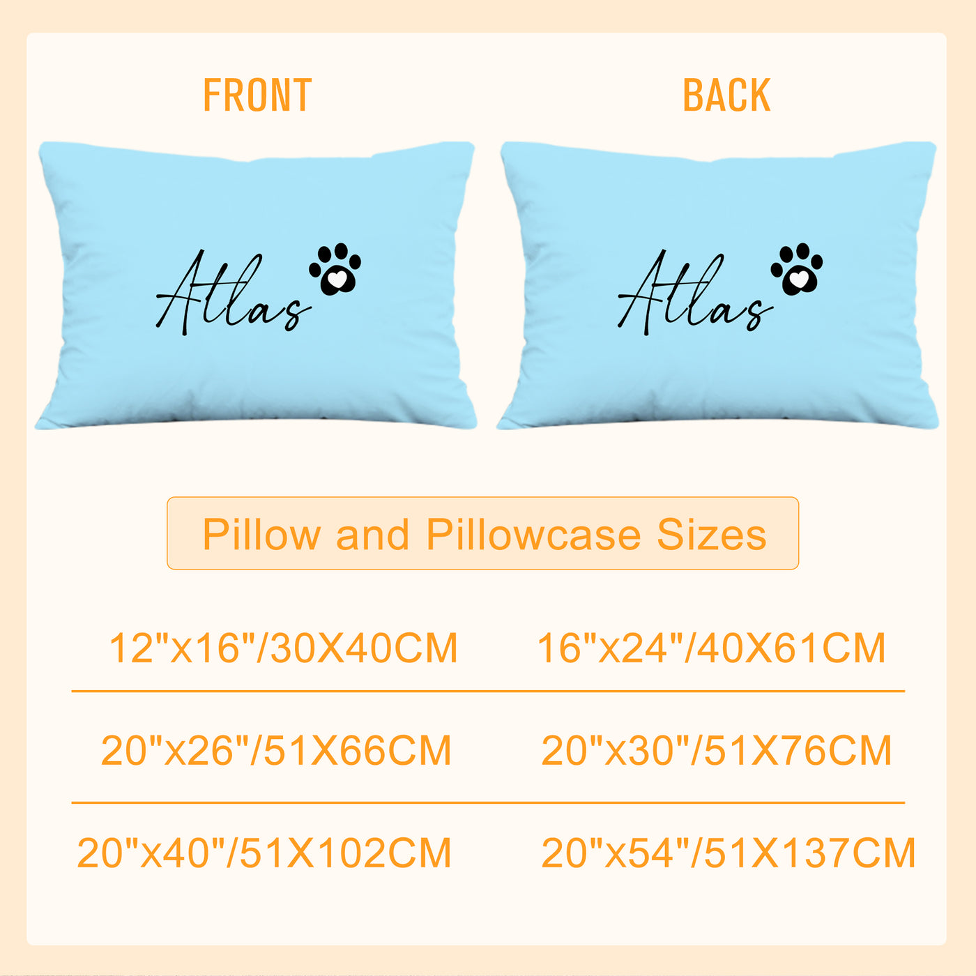 Custom Dog Pillows with Name on Them Personalized Paw Print Pillow for Pet Lovers - The Pet Pillow