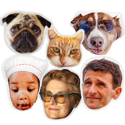 Custom Face Pillows from Pictures of Love Pets/Persons on it Personalized 3d Photo Pillow - The Pet Pillow