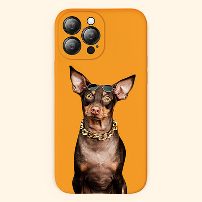 Personalized Pet Portrait Phone Case from Original Photo for Pet Lovers - The Pet Pillow