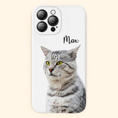 Personalized Pet Portrait Phone Case from Original Photo for Pet Lovers - The Pet Pillow