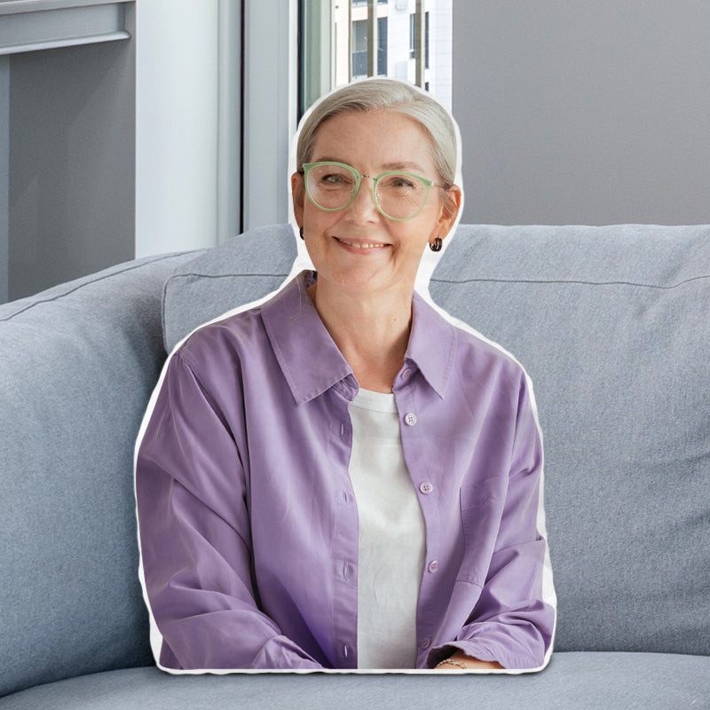 Custom 3d Pillow Photo Print Personalized Shaped Pillows Gift for Mom, Dad, Grandma - The Pet Pillow