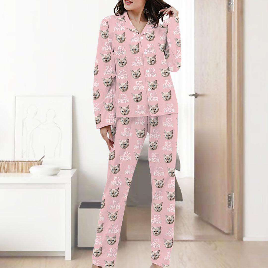 Custom Pet Face Pajamas with Your Dog&