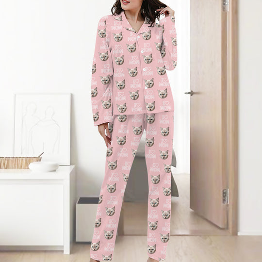Custom Pet Face Pajamas with Your Dog&