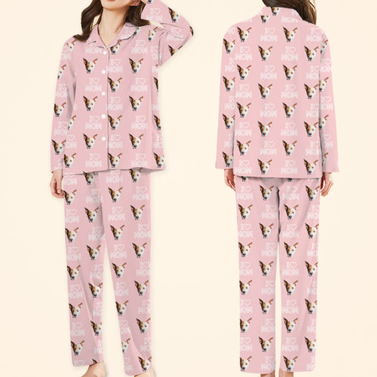 Custom Pet Face Pajamas with Your Dog&
