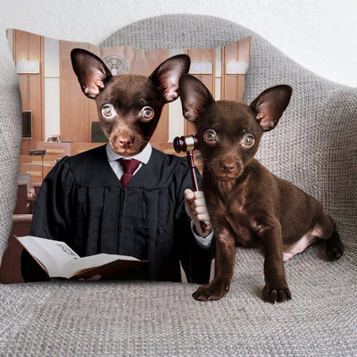 Custom Pet Different Job Photo Square Pillow - The Pet Pillow