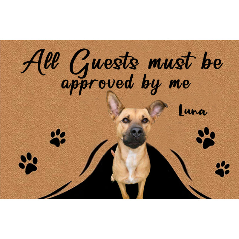 Pet Personalized Doormat with Your Dog Picture for Pet Lovers