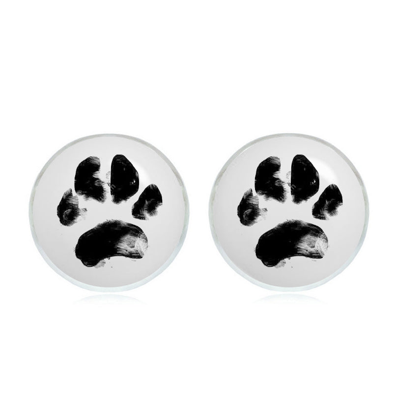 Custom Pet Photos/Fingerprint Earrings, Contains a Pair. - The Pet Pillow