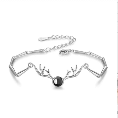 Antler Shape Custom Pet Projection Bracelet - The Pet Pillow