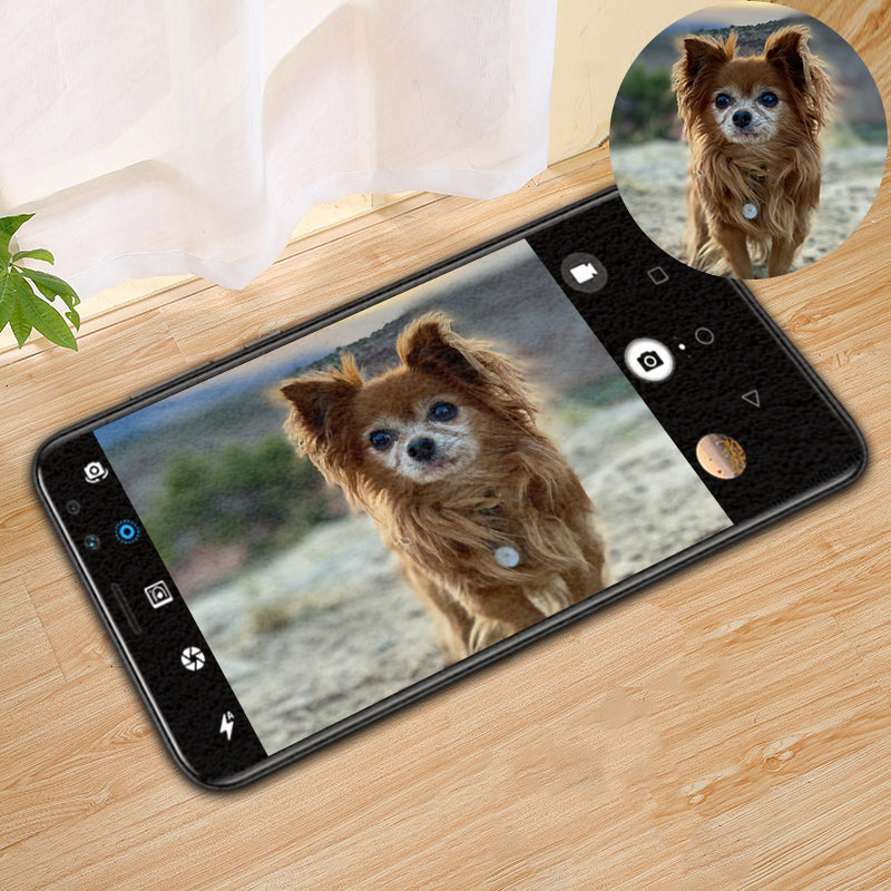 Custom Pet Camera Rug from Your Pet Photo - The Pet Pillow