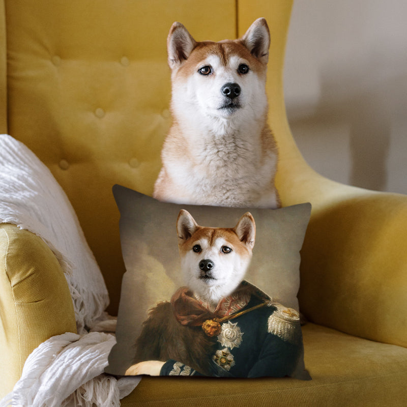 Custom Pet Renaissance Photo Square Pillow - The Pet Pillow