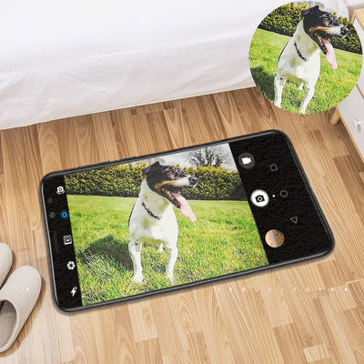 Custom Pet Camera Rug from Your Pet Photo - The Pet Pillow