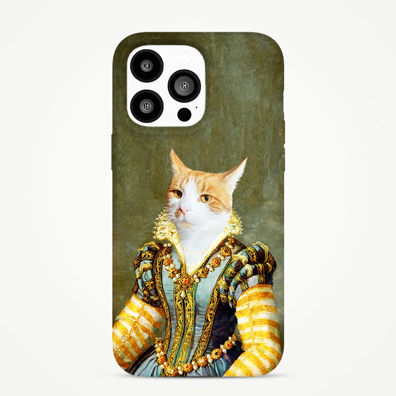 Custom Pet Renaissian Phone Case with Your Pet Photo - The Ladys - The Pet Pillow