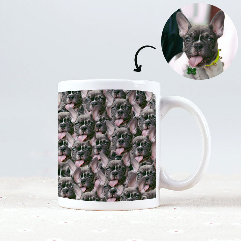 Custom Full Pet Head Mug from Original Pet Photo - The Pet Pillow