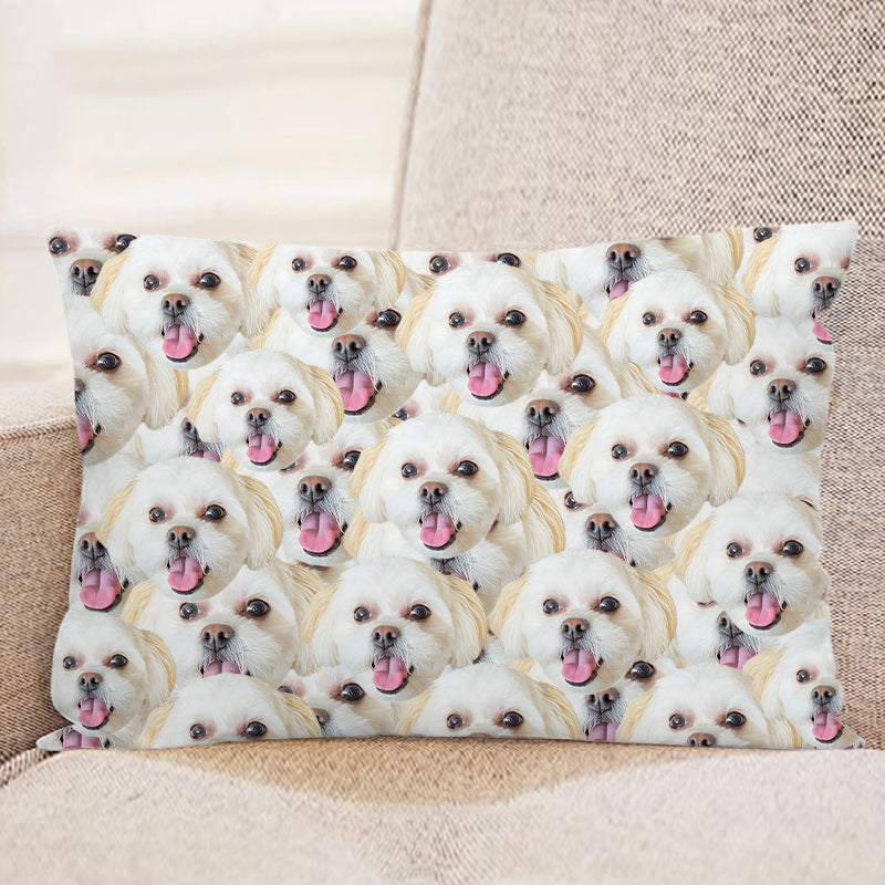 Personalized Dog Decorative Throw Pillow with Photo Pet Memorial Gift for Petlovers - The Pet Pillow