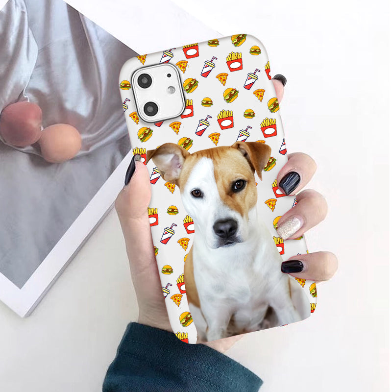 Custom Pet and Favorite Fast Food Phone Case - The Pet Pillow