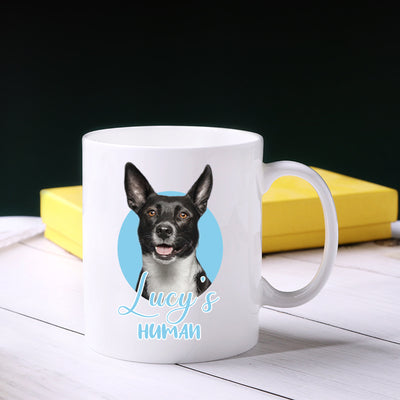 Custom Pet Photo Name Mug, Exclusive Mug - The Pet Pillow